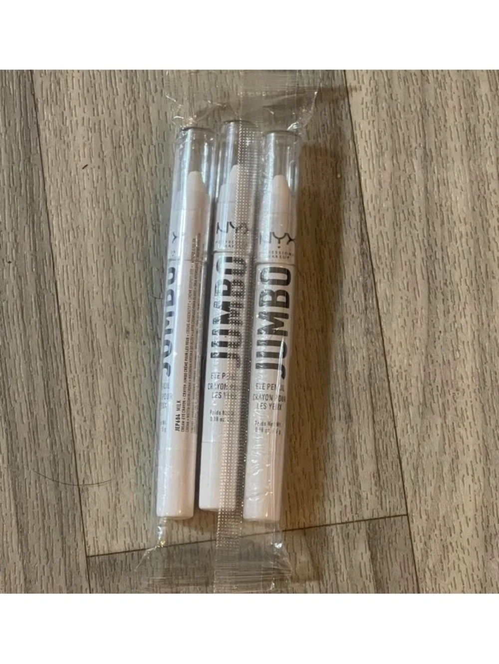 NYX Professional Makeup Jumbo Eye Pencil Bundle (3 Count) - Shade: Milk